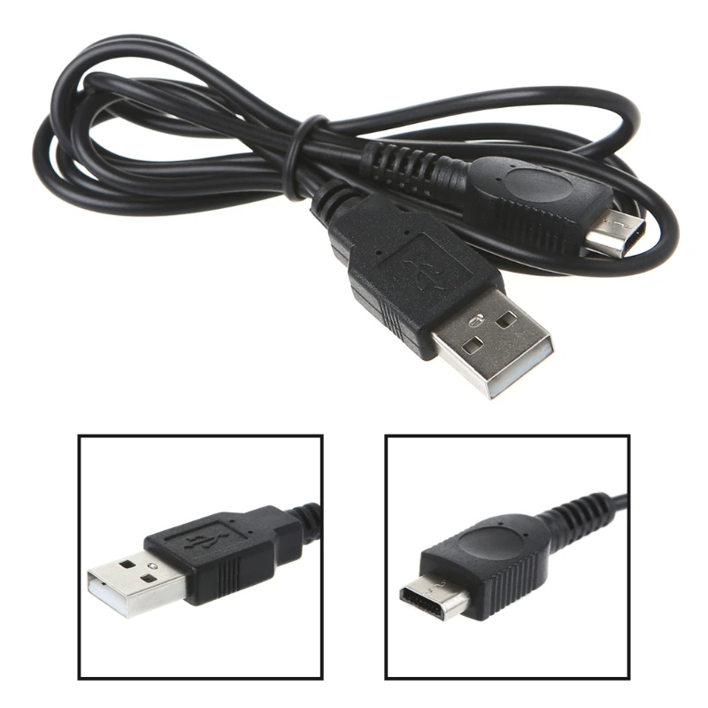 

USB Power Supply Charging Charger Cable Cord 1.2m For GameBoy Micro GBM Console