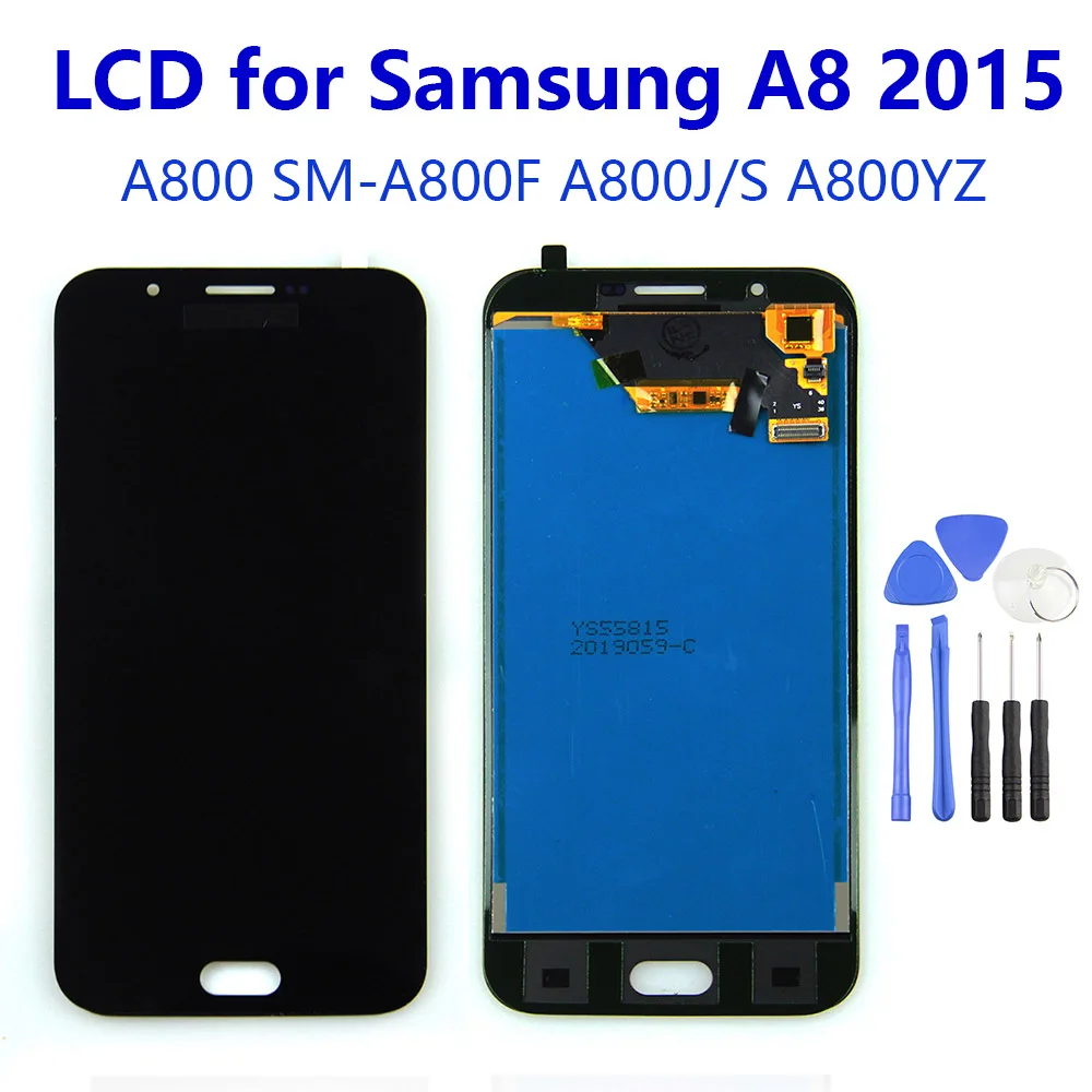 5 7 &quotTFT ЖК дисплей для SAMSUNG Galaxy A8 2015 Duos SM A800F A800J/S A800YZ сенсорный экран дигитайзер