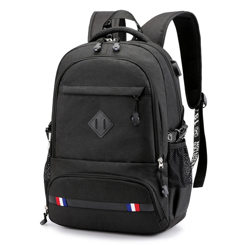 Повседневный рюкзак с usb-зарядкой для мужчин, Оксфорд, консервативный ученик средней школы, школьная сумка для подростков, рюкзак большой