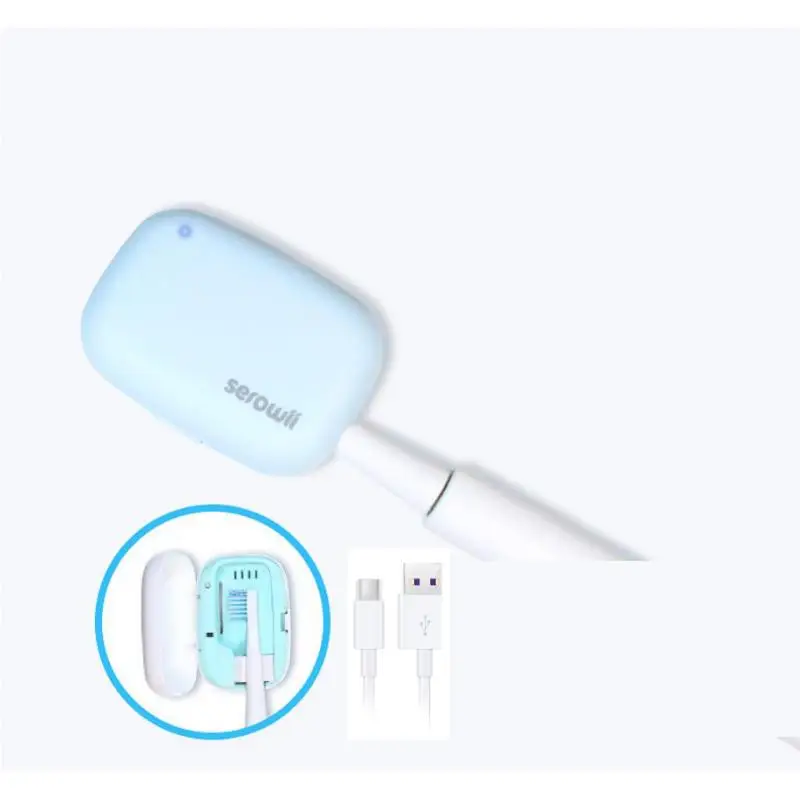 

Punch-free Toothbrush Holder UV Light Toothbrush Sterilizer USB Charging Antibacteria Ultraviolet Tooth brush Sterilizer Box
