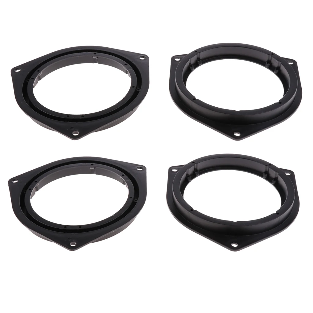 4 Pieces 6.5inch Rear Horn Speaker Spacer Rings Suitable for Toyota 05-11