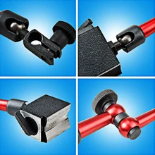 Шкала металлическое основание коррекции Калибр стенд циферблат тестовый индикатор набор гибкий магнитный Универсальный мини измерительный рычаг Держатель инструмент