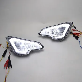 

Suitable for Ford Wing Bo Portable Lighters 18-19-Wing Bo Modified Fog Lamp Assembly LED Daytime Running Lamp Steering