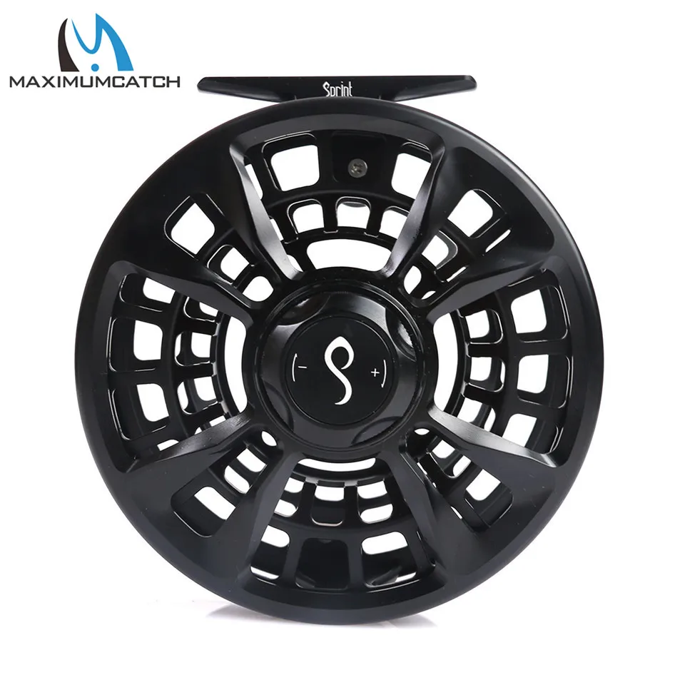 Carretel de Pesca 100% à Prova Maximumcatch Sprint Voar Totalmente Selado Dwaterproof Água Salgada 6-11wt Cnc Usinado Corte Alumínio Carretel 11 High Quality Esporte e Lazer