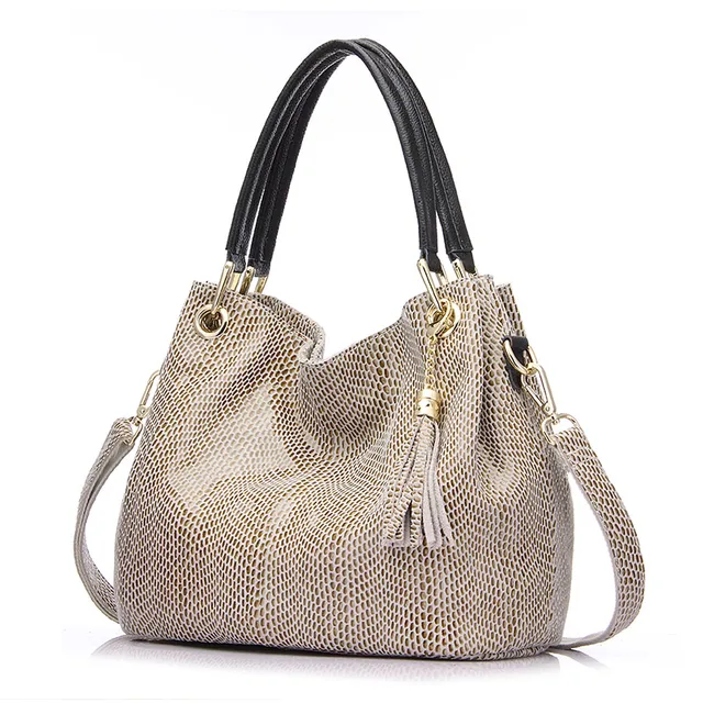 Bag for women handbags genuine leather bag female hobos shoulder crossbody bags high quality leather totes women messenger bag Khaki