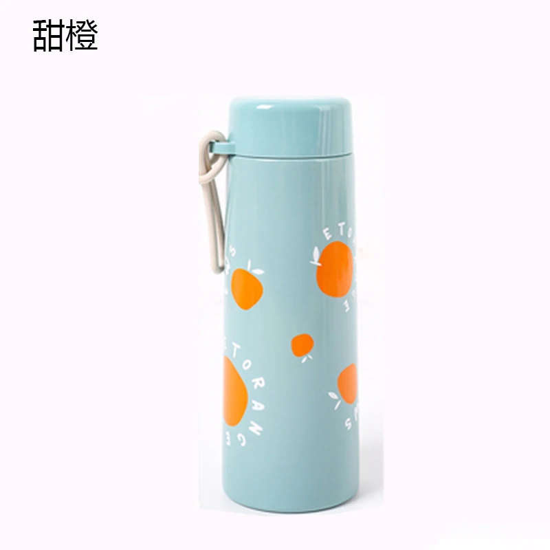 Orange Yomdid термоизоляционная бутылка для воды, портативные термосы, тыква, inox, Вакуумная чашка из нержавеющей стали, бутылка для питья 280/330 мл - Цвет: Orange