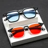 2022 RMM brand high-quality new splicing meter nail square sunglasses Fashion men hip hop glasses retro sunglasses women ► Photo 1/6