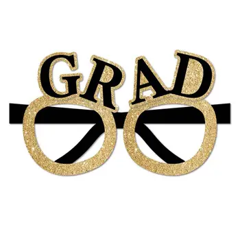 

Grad Paper Funny Glasses DIY Photo Props Graduation Party Decorations Eyewear H3CD