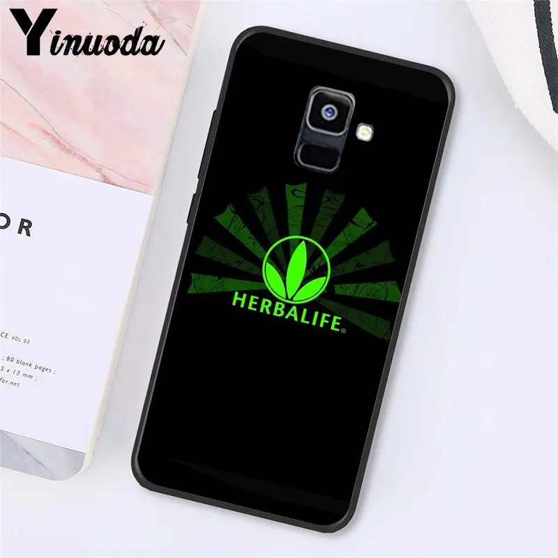 Yinuoda черный Herbalife чехол для телефона для Samsung Galaxy A7 A50 A70 A8 A3 A6 A6Plus A8Plus A9 - Цвет: A10