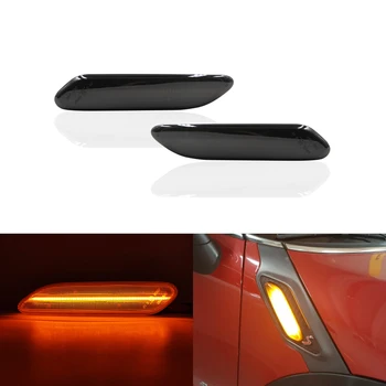 

CANbus Amber Led Side Marker Lights For Mini Cooper R60 Countryman R61 Paceman 12-17 Replace OEM 63132221503
