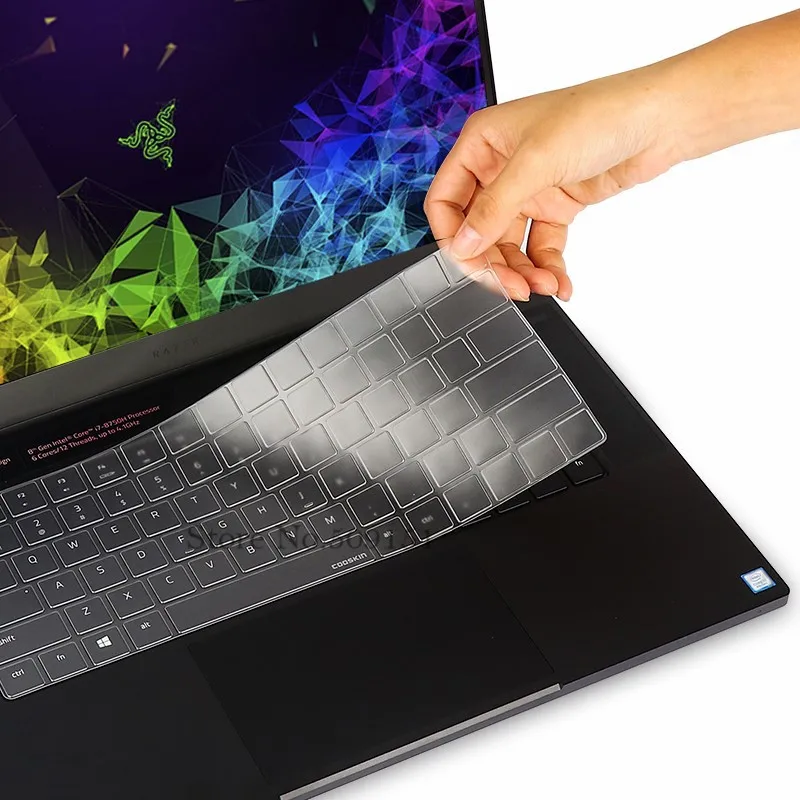 Laptop Clear transparent Tpu Keyboard cover For New 2018 Razer Blade 15 15.6" 