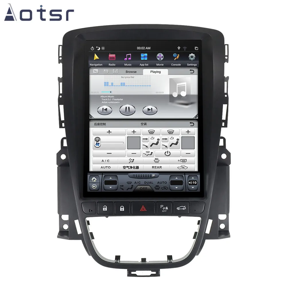Best Tesla style px6 Android 8.1 4+64G Car DVD Player GPS Navigation For Buick lacrosse 2015+headunit multimedia audio radio recorder 9