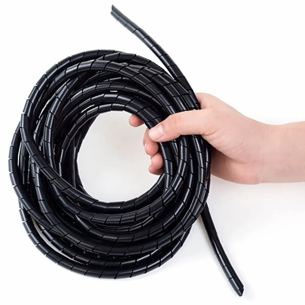 Обмоточный трубчатый кабель обмотки Спиральные Полосы провода трубы Органайзер