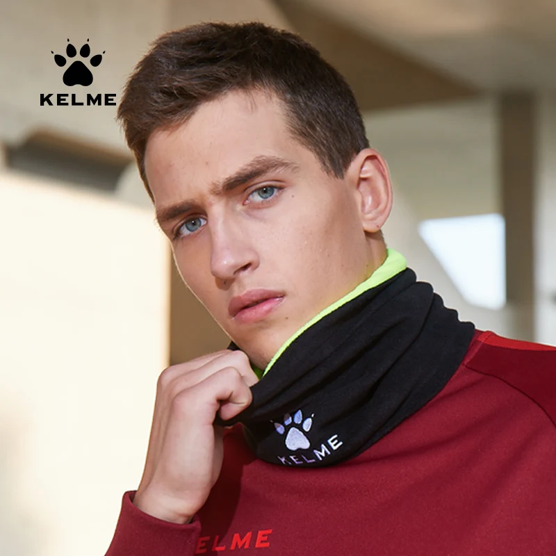 

KELME Running Neckerchief Caps Soccer Men Women Training Mask Neck Collar Circle Warm Sports Wind Face Protection K15Z910A