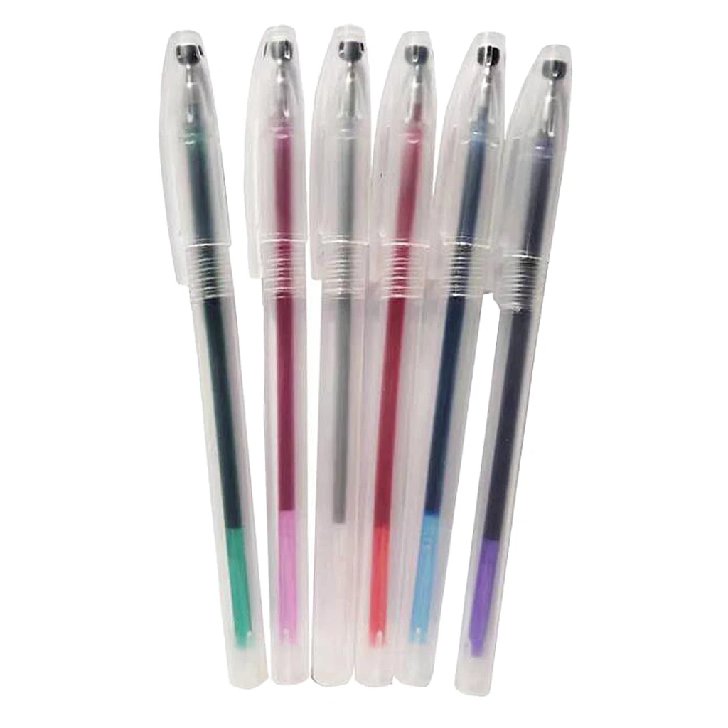 6x Water Soluble Pen Vanishing Fabric Marking Ink Pen DIY Sewing Accessories