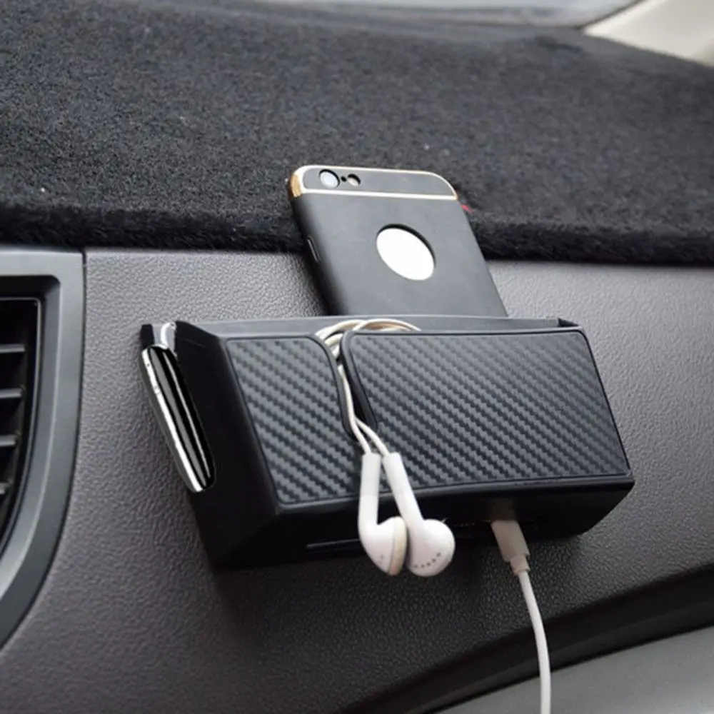 

Multifunction Car Organizer Vehicle Adhesive Storage Box Mobile Phone Holder Organizador for Card Pen Auto Interior Accessories