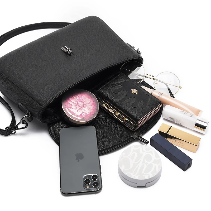 Leather Crossbody Bag Image 8