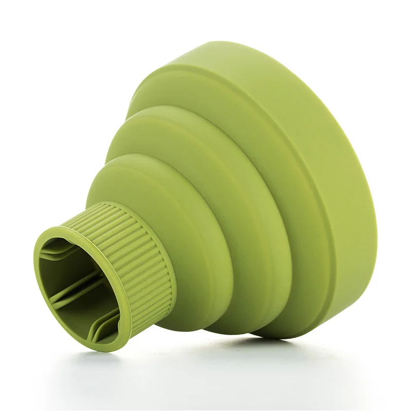 Hairdryer Diffuser Cover High Temperature Resistant Silica Gel Collapsible Hairdryer Accessories Hairdressing Salon Tools