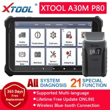 Сканер XTOOL A30M P80 OBD2, автоматический диагностический инструмент для всей системы, профессиональный сканер для планшета на Android, сброс EPB DPF, бесплатное обновление Сканер XTOOL A30M P80 OBD2, автоматический диагностический инструмент для всей системы, профессиональный сканер для планшета на Android, сброс EPB DPF, бесплатное обновление