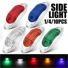 Clignotant LED pour voiture et camion, 1 pièce, feu latéral avant et arrière, clignotant, feu de remorque