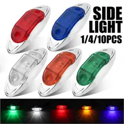 Clignotant LED pour voiture et camion, 1 pièce, feu latéral avant et arrière, clignotant, feu de remorque 