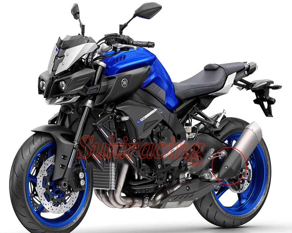 Для yamaha mt10 Малый углеродного волокна глушитель трубы тепловой защиты для MT10 MT-10 MT 10
