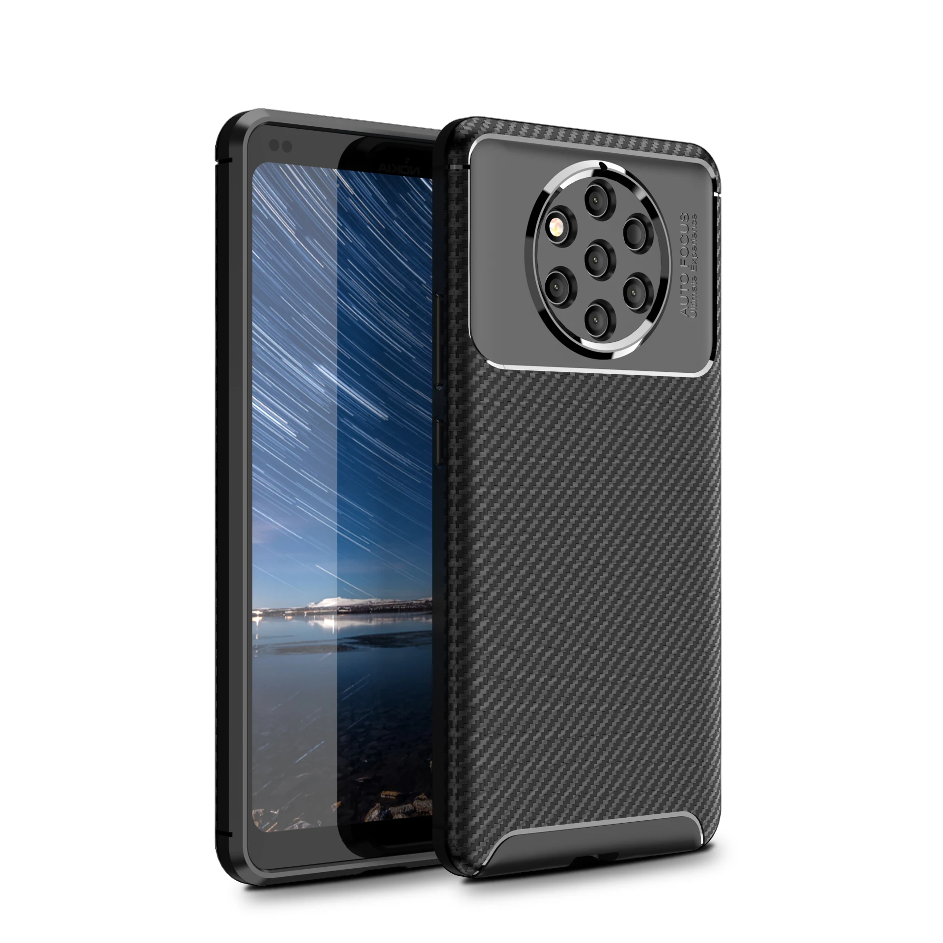 

Luxury Shockproof Business TPU soft silicone Armor Protective Back Cover For nokia 9 PureView Case Phone Shell Coque Cases