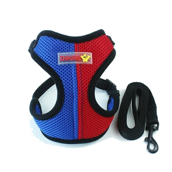 

4 Type Pet Dog Harness Vest Cat Suit Leash Set Puppy Breathable Dog Harness for Small Medium Dogs Leashes France Bulldog Yorkies