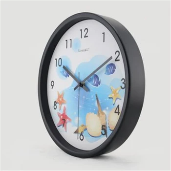 

Household Products Duvar Saati Modern Wall Clock Modern Design Silent Cartoon Watch Quartz Living Wall Clock Bedroom WKP464