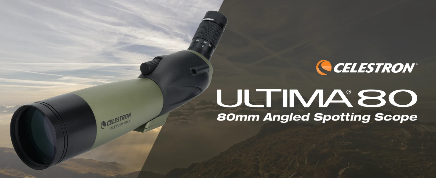 Окуляр Celestron 20-60x с зумом 80 мм рефрактор Зрительная труба с многослойным покрытием оптика для стрельбы охоты Астрономия Наблюдение за птицами