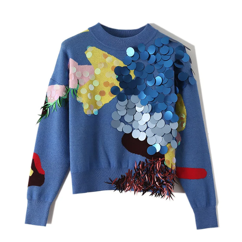 Осенний хит цветной узор ручная работа жемчужина трехмерная круглая блестка