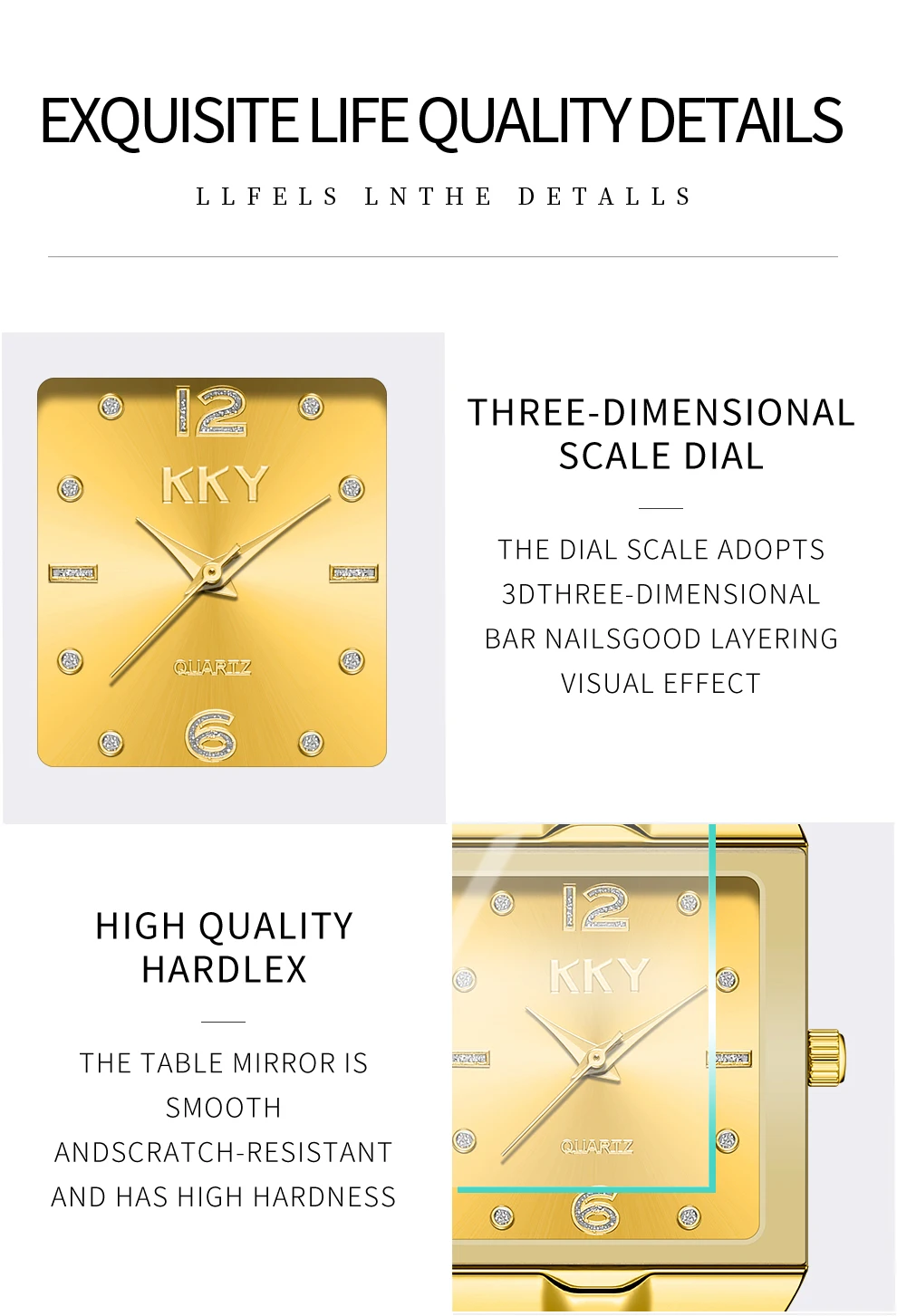 New Hotest Sale Creative Couple Watch 2022 Men's Women Watches KKY Brand Luxury Quartz Female Clock Waterproof lovers WristWatch