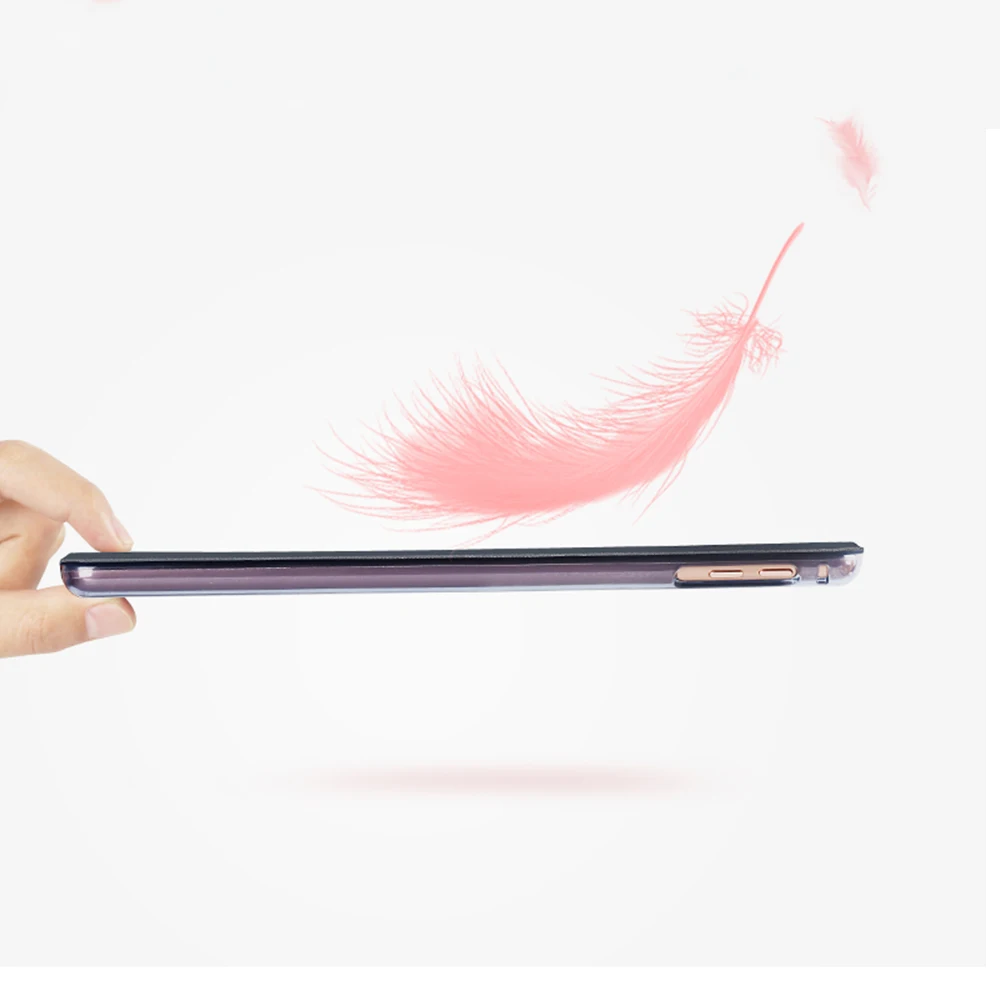 Чехол QIJUN для iPad Mini 1 2 3 7 9 дюйма задняя крышка из искусственной кожи ПК подставка