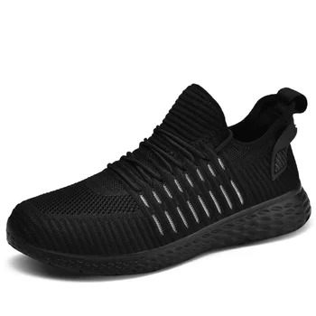 

2020 Lac-up Men Shoes Lightweight Comfortable Breathable Walking Sneakers Soft Mesh Men Sneakers Casual Shoes Zapatillas Hombre