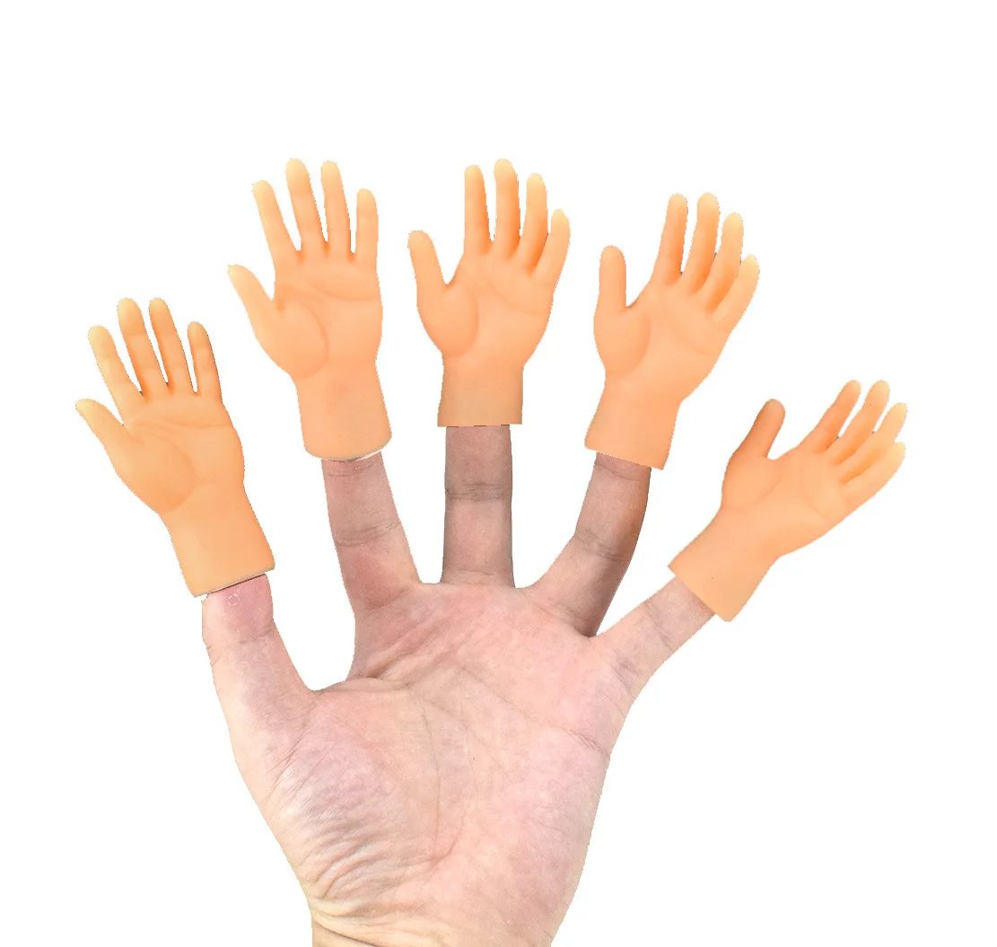 

Set of 10 Finger Puppet Mini Finger Hands Foot Finger Toys for Halloween Costume Party Favors Gifts Kids Prizes Box Fillers