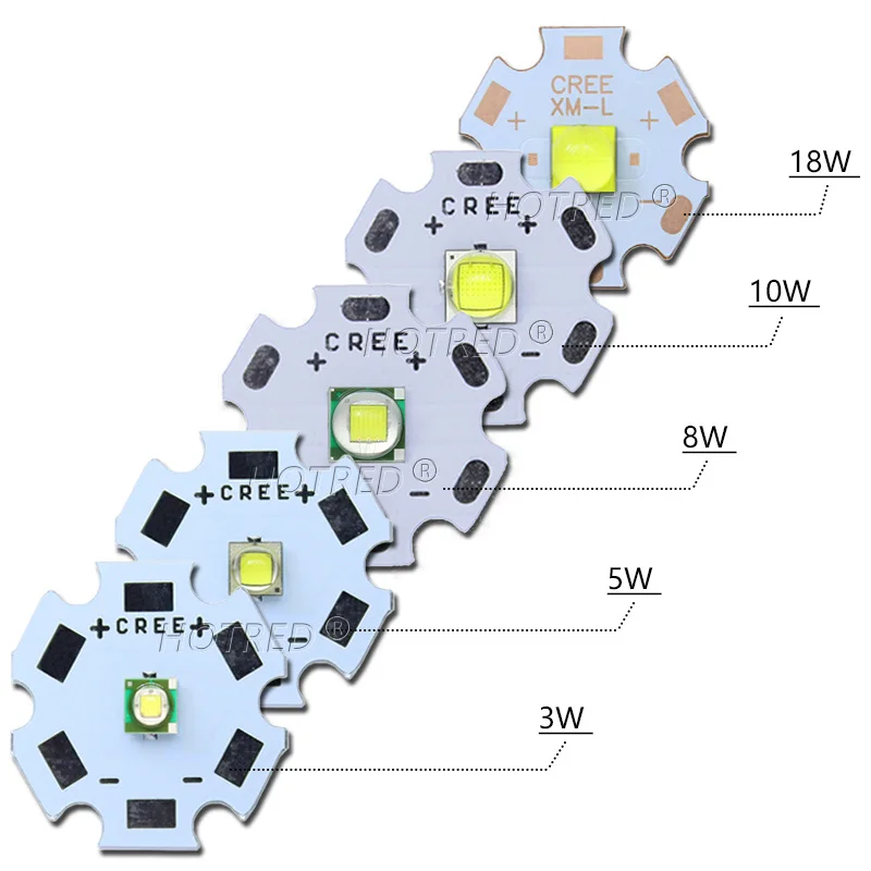 Linterna LED de alta potencia para bicicleta y coche, lámpara de cuentas  blancas frías de 3W, 5W, 10W, 18W, 3535, XPE, 5050, XML2, XHP50, T6, 3V,  6V, DIY - AliExpress