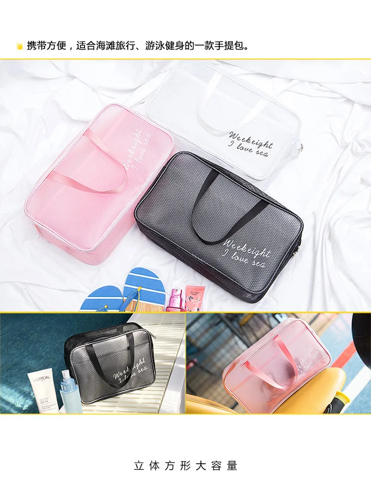 Новая портативная водонепроницаемая сумка для хранения, прозрачная ...