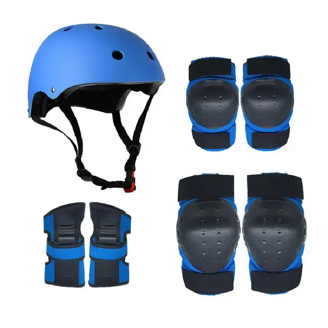 7pcs/set Adult Children's Balance Wheel Skating Torsion Car Skating Ski Wheel Skateboard Protective Gear Set Helmet Knee Pads 3