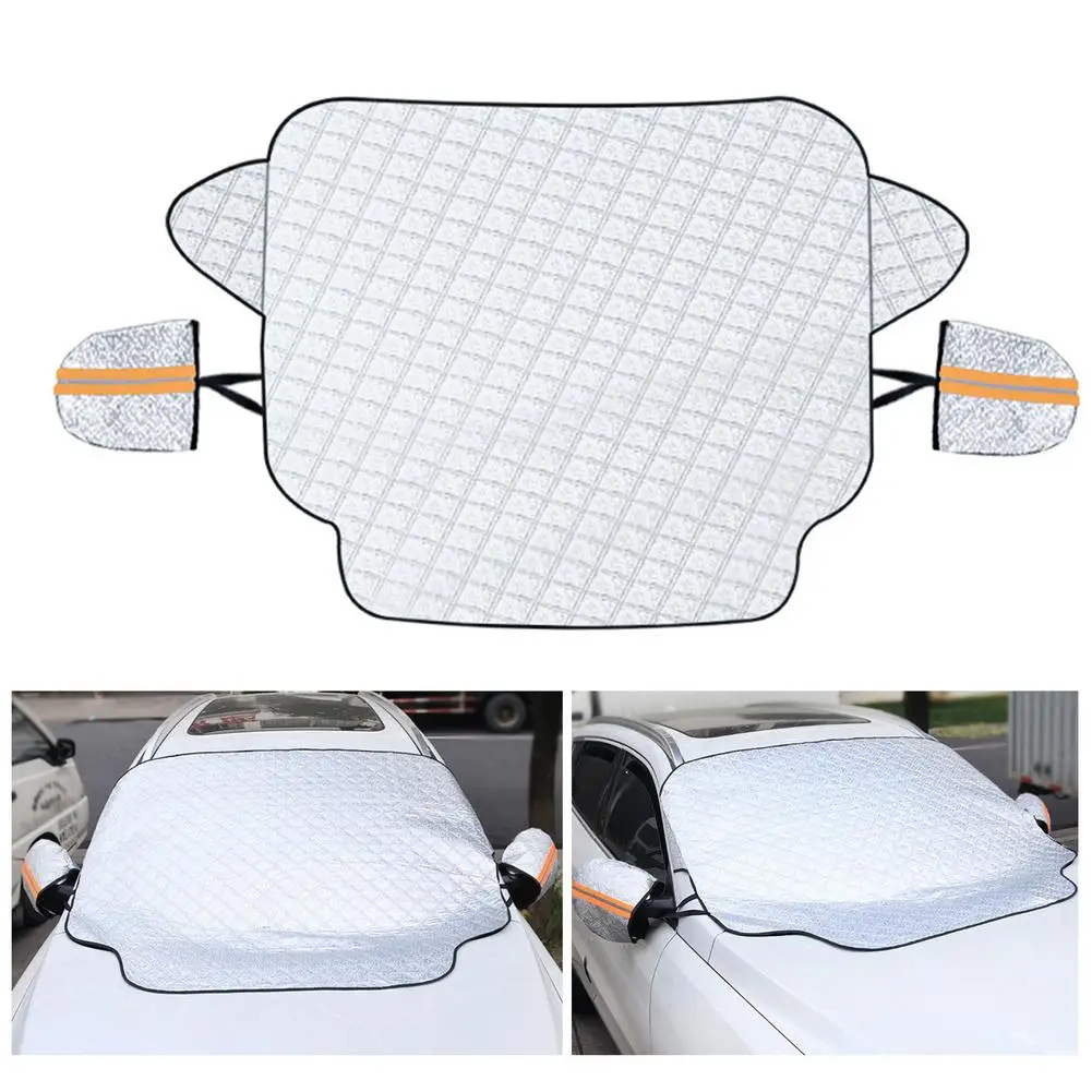 Car Snow Cover Car Cover Windshield Sunshade Winter Outdoor Waterproof Anti  Ice Frost Auto Protector Automobiles Exterior Cover - AliExpress