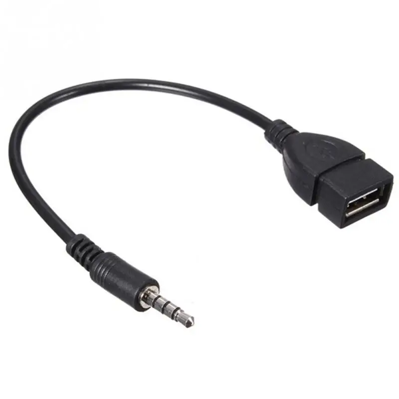 Аудио конвертировать провода автомобиля AUX кабель Женский адаптер конвертера OTG кабель 3,5 мм мужской аудио AUX разъем для USB 2,0 типа