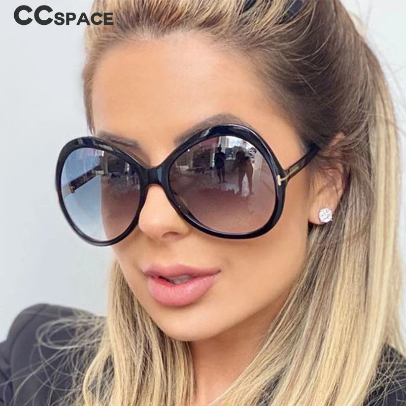 Gafas de sol de gran tamaño hombre y mujer, lentes de sol de diseñador marca, a la moda, Vintage, 46595|Gafas de sol para mujer| - AliExpress