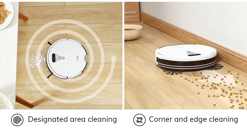 ILIFE V8 Plus Wet Mop Navigation Planned Robot Vacuum Cleaner