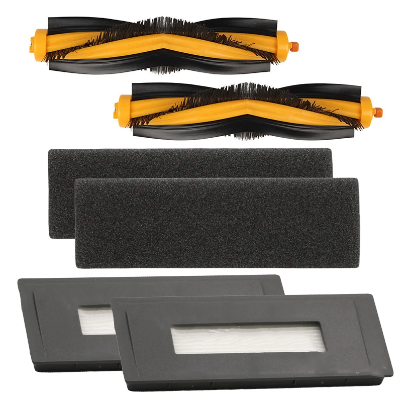 

2* Roller Brush Filters For Ecovacs OZMO 930 / DEEBOT M88 Vacuum Cleaner Parts High Quality Tool Parts New