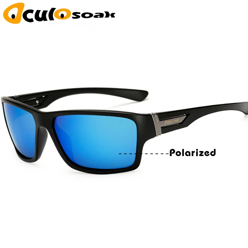 blue lens Солнечные очки ночного видения для мужчин UV400 Защитные очки для ночного вождения мужские Поляризованные желтые линзы солнцезащитные очки Новинка - Цвет линз: blue lens