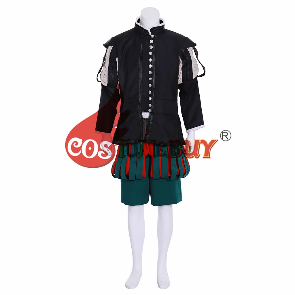 Costumebuy Викторианский Tudor Prince костюм в стиле «Ренессанс» средневековый Tudor мужской елизабетанский военный костюм на заказ