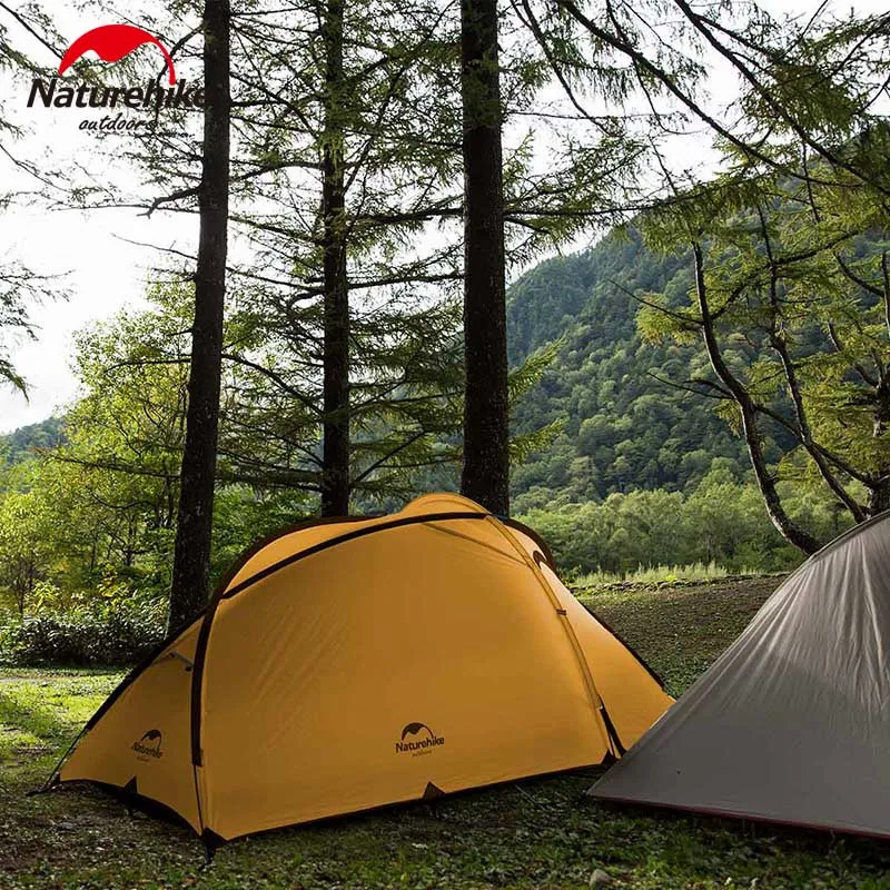 Туристическая палатка Naturehike Hiby 3 на человек Ультралегкая двухслойная с защитой