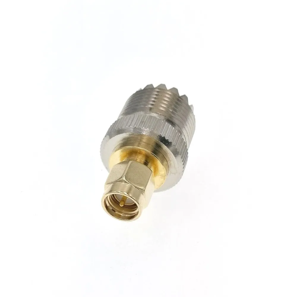 50 шт. UHF Женский SO-239 Jack To SMA штекер RF, адаптер
