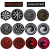 Wolf 3D PVC Patch Viking Embroidered Patches Tactical Military Patches Appliqued Emblem Compass Rubber Embroidery Badges ► Photo 1/6