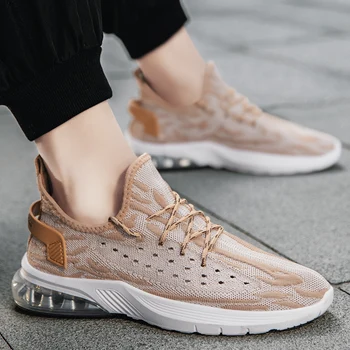 

Light Male hot sale solid men sneaker shoes black Men 39 Breathable white 2020 slip male hombre trainers Fashionable Fashion on