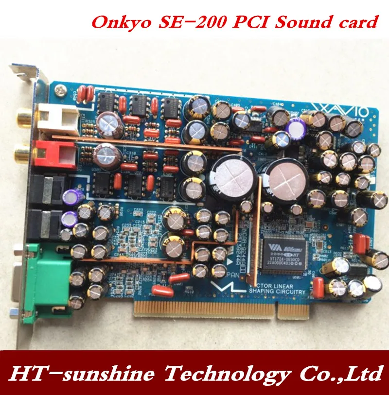 Б/у звуковая карта Onkyo SE-200 PCI SE-200PCI музыки через чип поддержка 24 бит/192 кГц частота